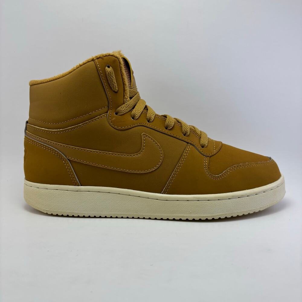 NIKE “Ebernon” Mid SE Wheat Sherpa lined Shoes Womens Size 8.5